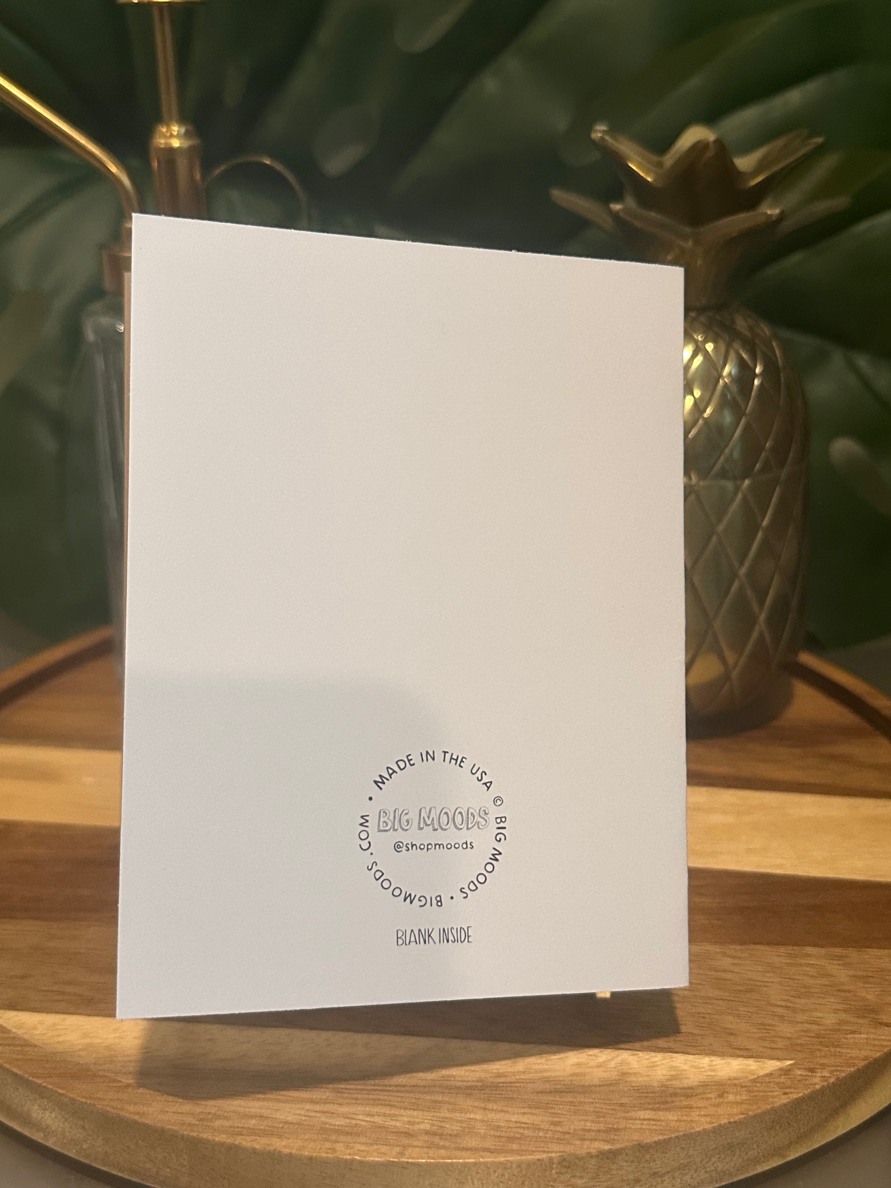 "Happy Birthday" Mushroom Greeting Card