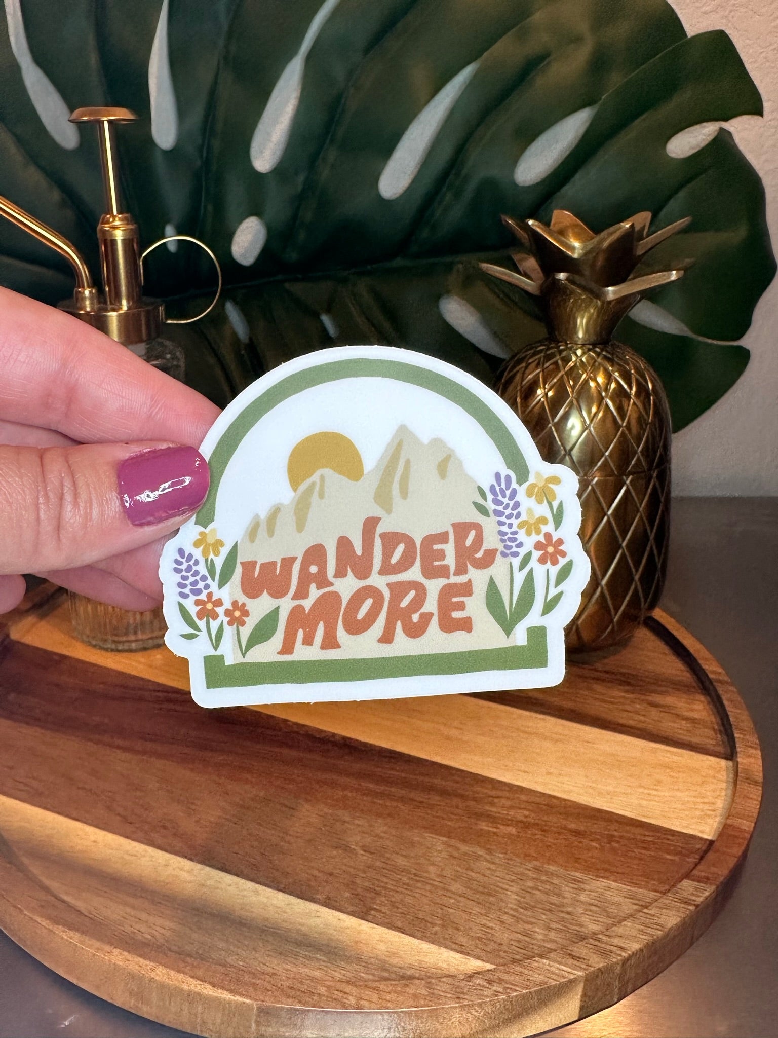 Wander More Nature Sticker