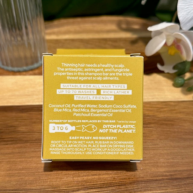 Bergamot & Patchouli Shampoo Bar