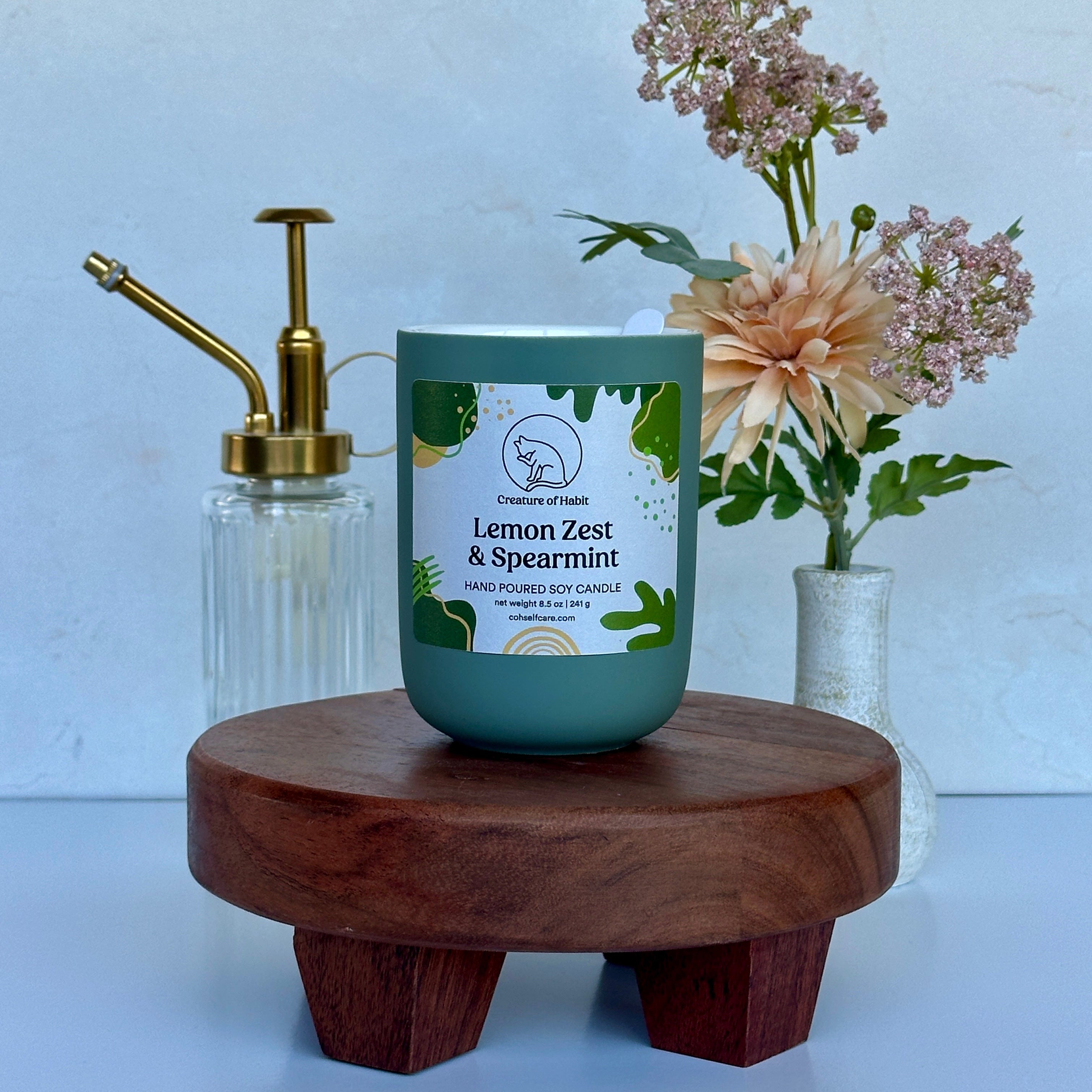 Lemon Zest & Spearmint Candle