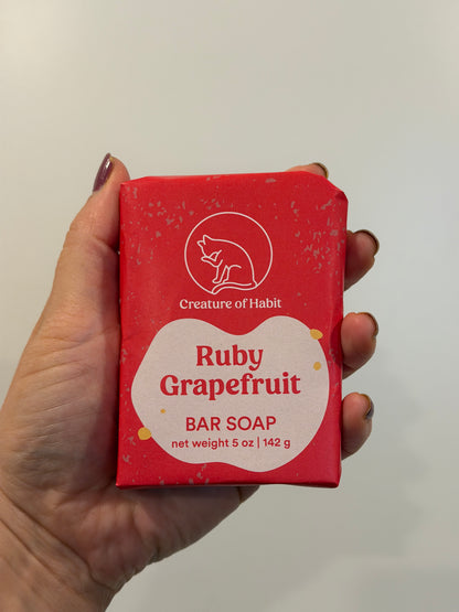 Ruby Grapefruit Bar Soap