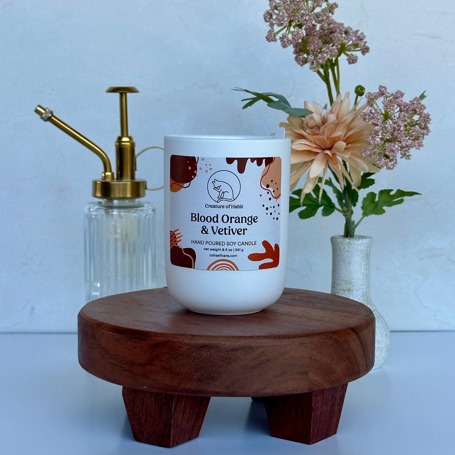 Blood Orange &amp; Vetiver Candle