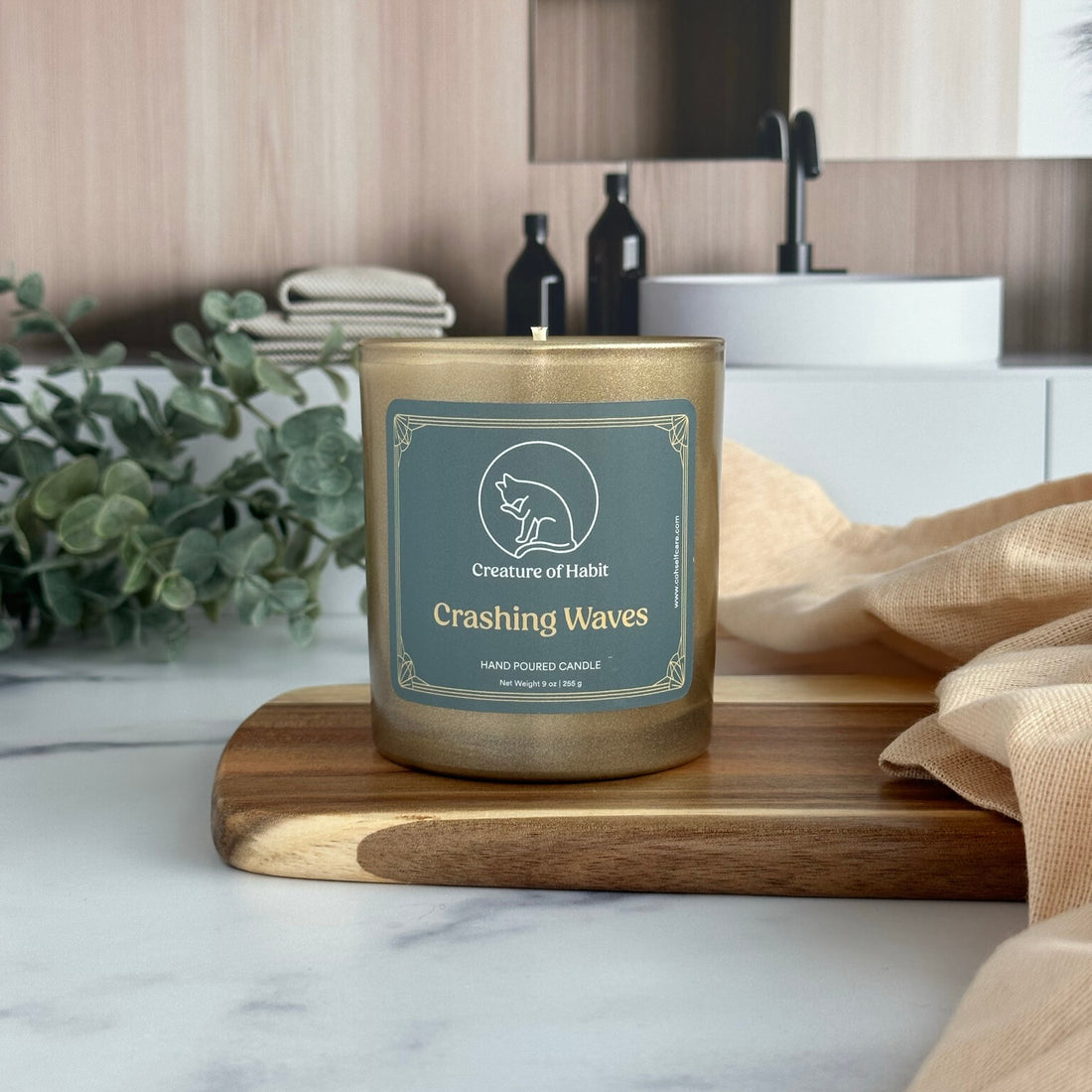 Crashing Waves Candle