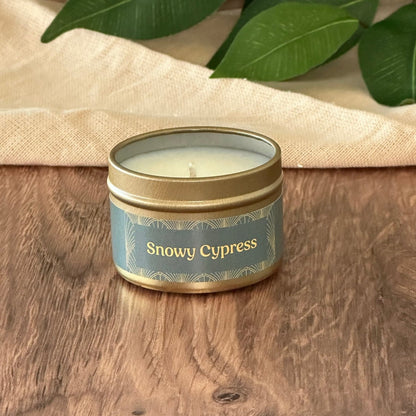 Snowy Cypress Candle